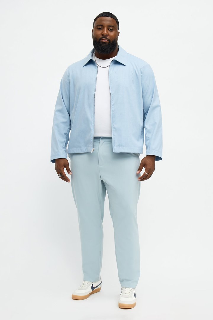 Cloudine Zip Shirt Jacket - Blue