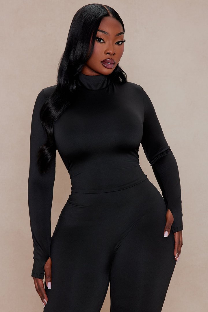 Kyra Double Layered Jumpsuit - Black