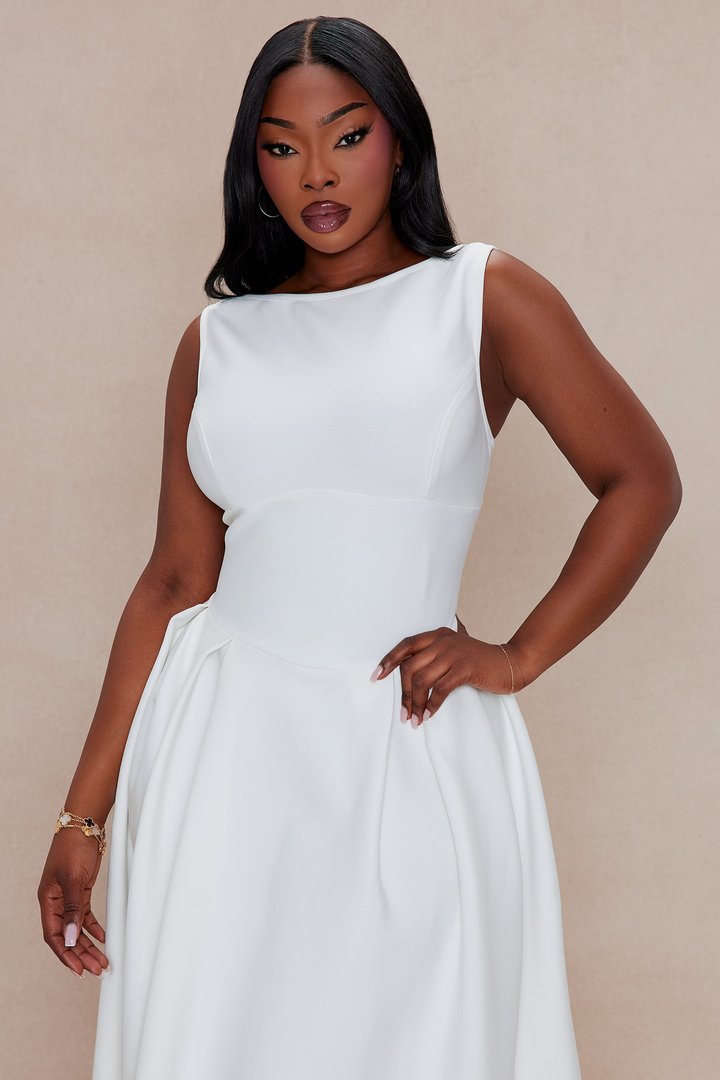 Lani Bandage Maxi Dress - White