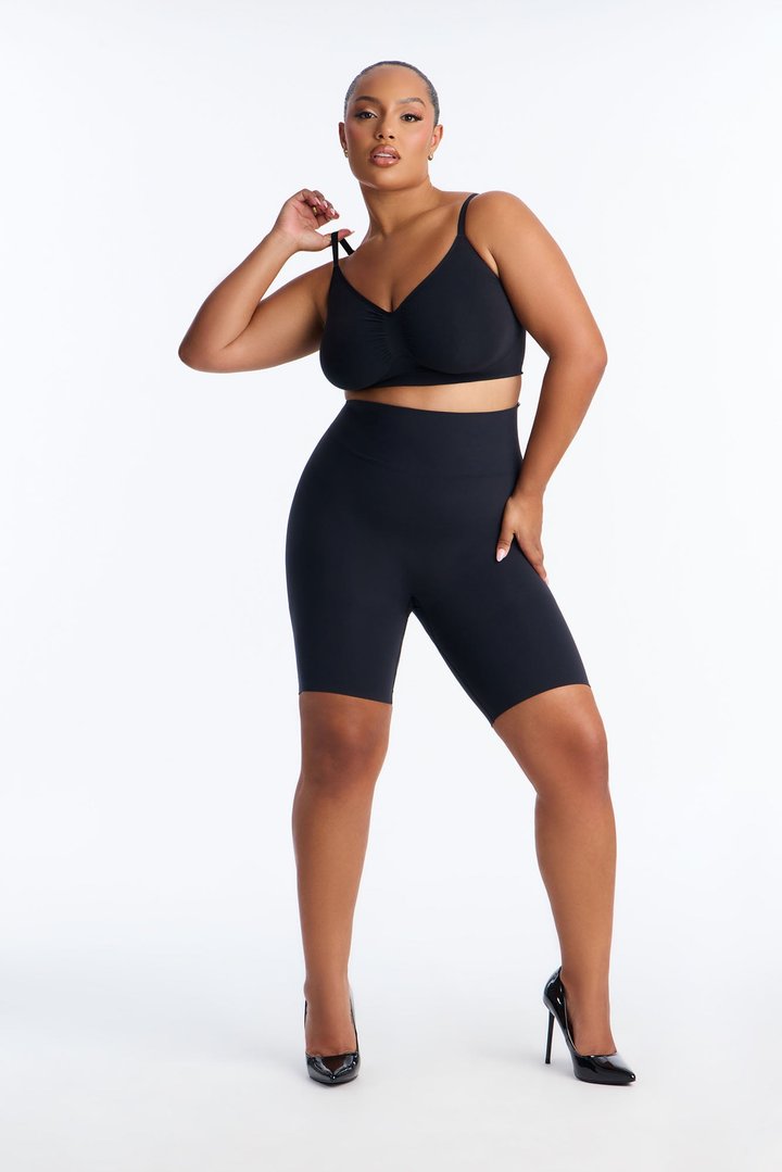 Nova Sculpt Seamless Strong Compression Bralette - Black