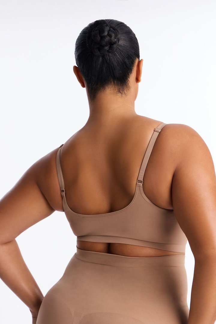 Nova Sculpt Seamless Strong Compression Bralette - Nude