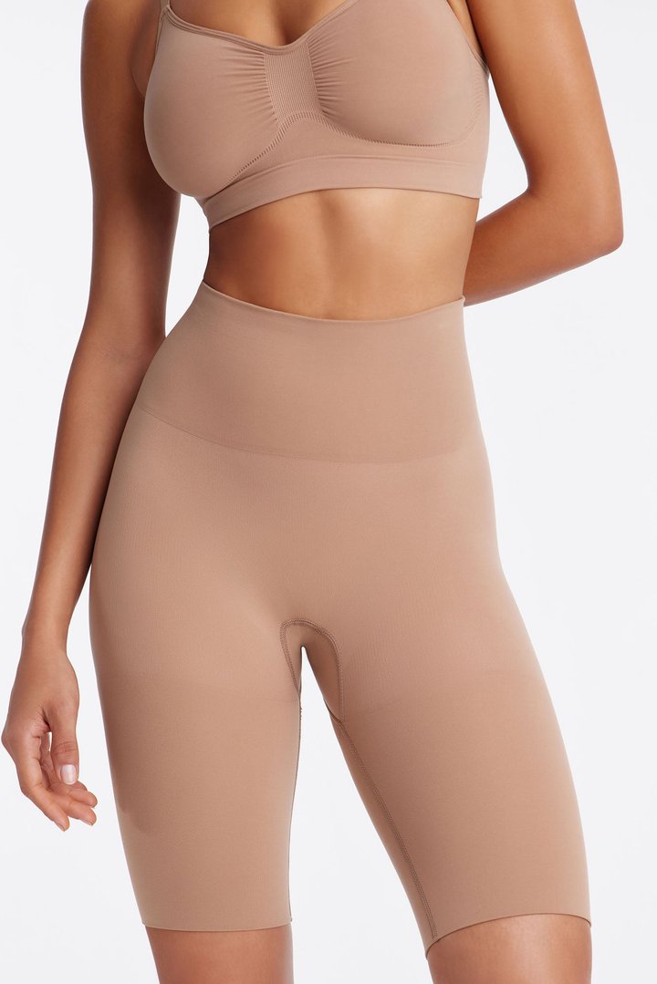 Nova Sculpt Seamless Strong Compression Butt Lifting Thigh Shaper - Nude