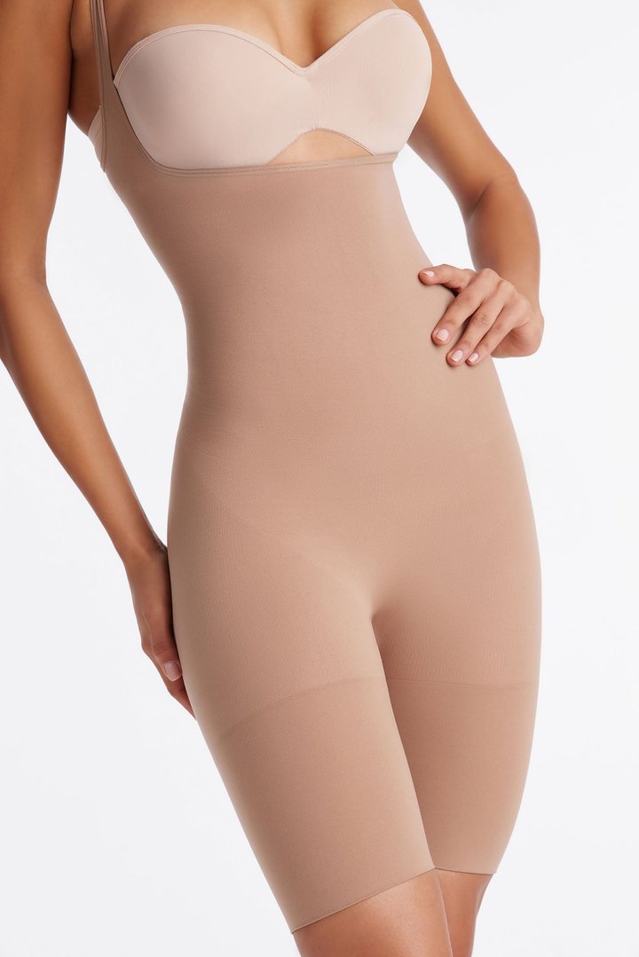 Nova Sculpt Seamless Strong Compression Butt Lifting Bodysuit - Nude