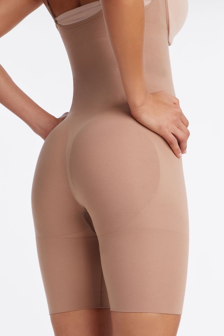 Nova Sculpt Seamless Strong Compression Butt Lifting Bodysuit - Nude