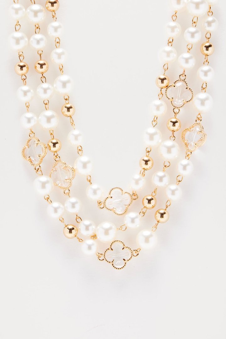Sunday Luncheon Necklace - Gold
