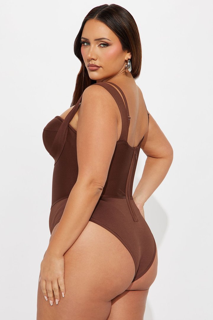 My Revenge Bandage Bodysuit - Chocolate