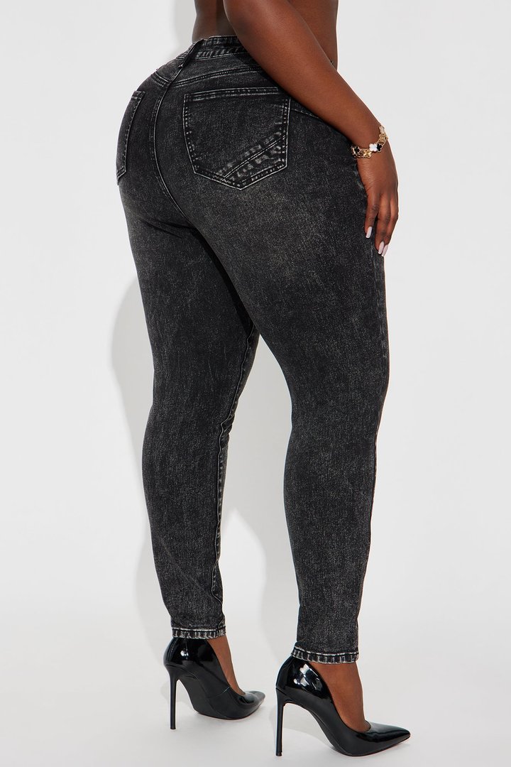 Tall San Diego Sculpting High Rise Stretch Skinny Jeans - Black