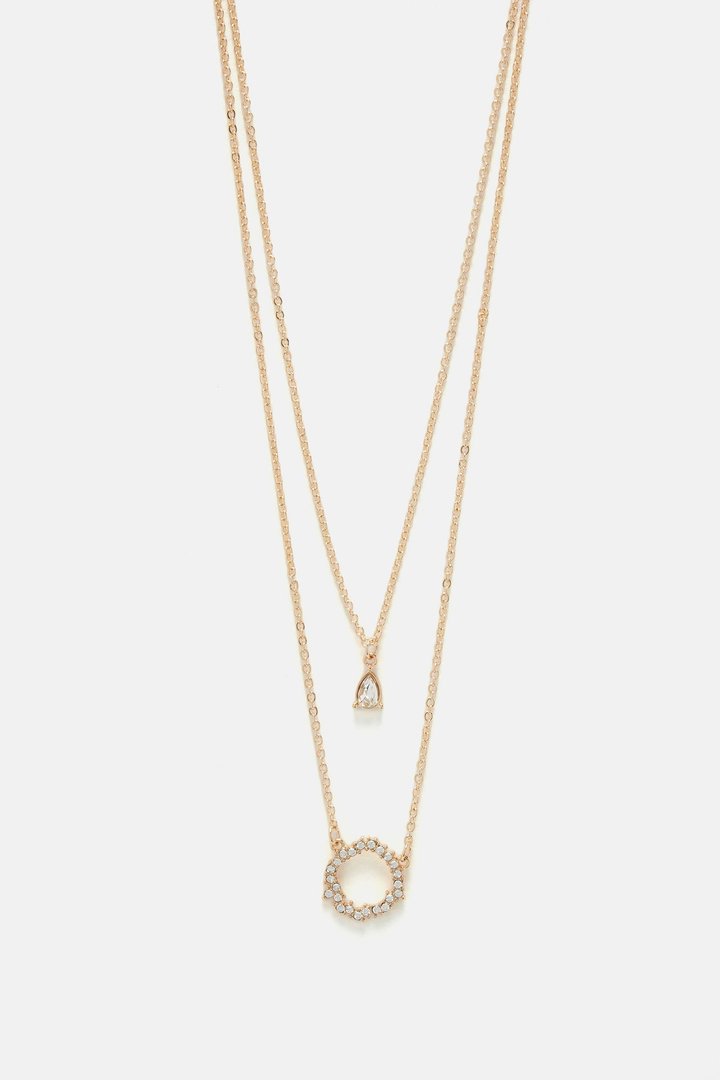 Glistening Sun Necklace - Gold