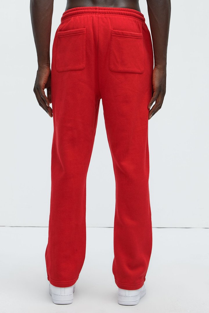 Tayson Just Go With It Straight Sweatpants - Red