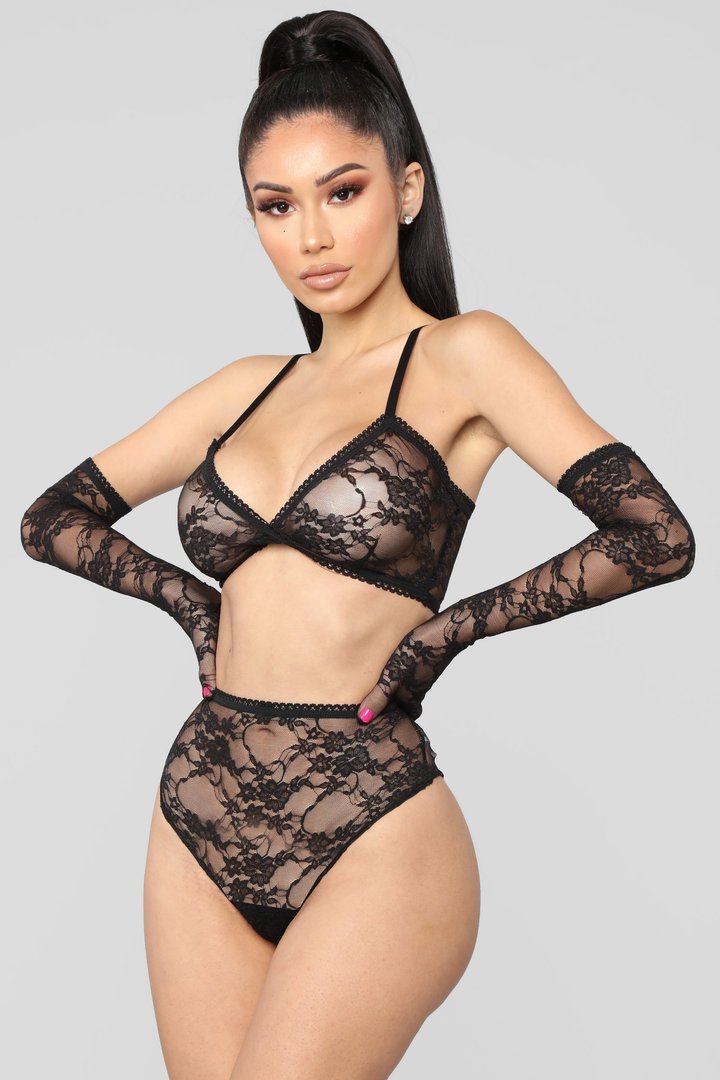 Feels Good Being Bad 3 Piece Set - Black