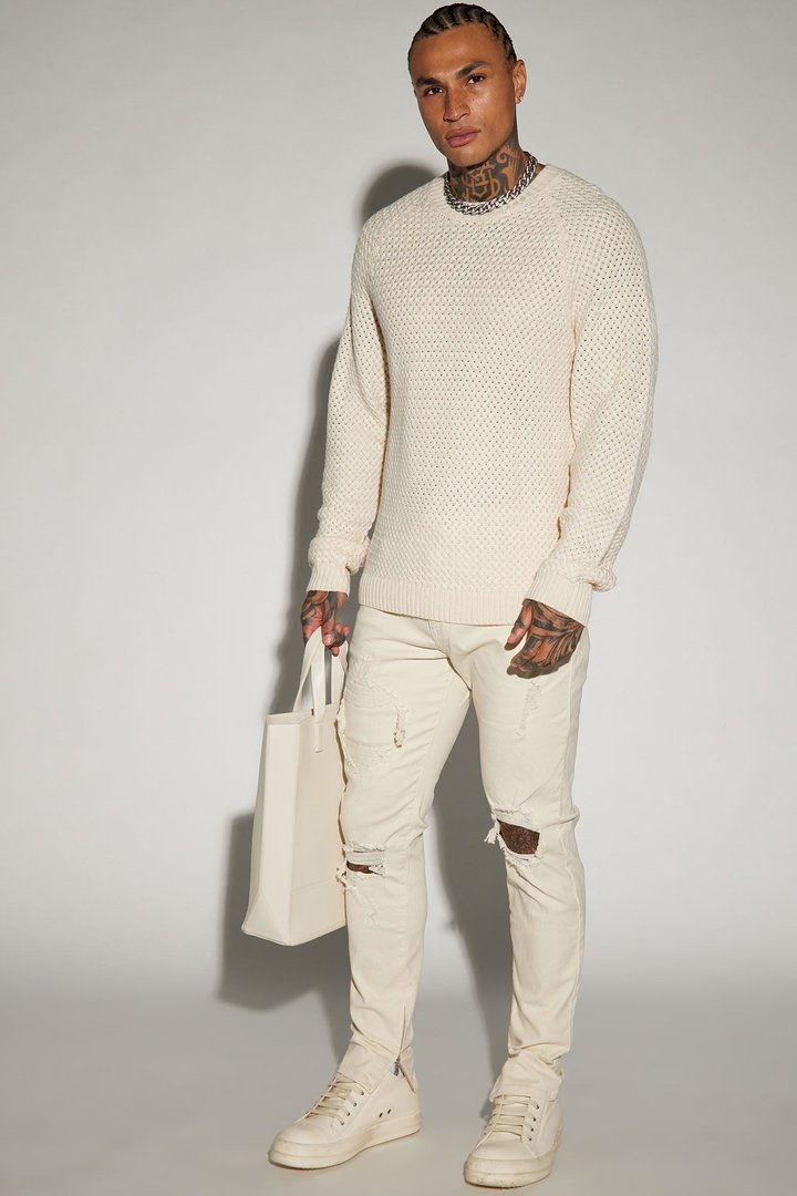Point Of View Skinny Jeans - Off White