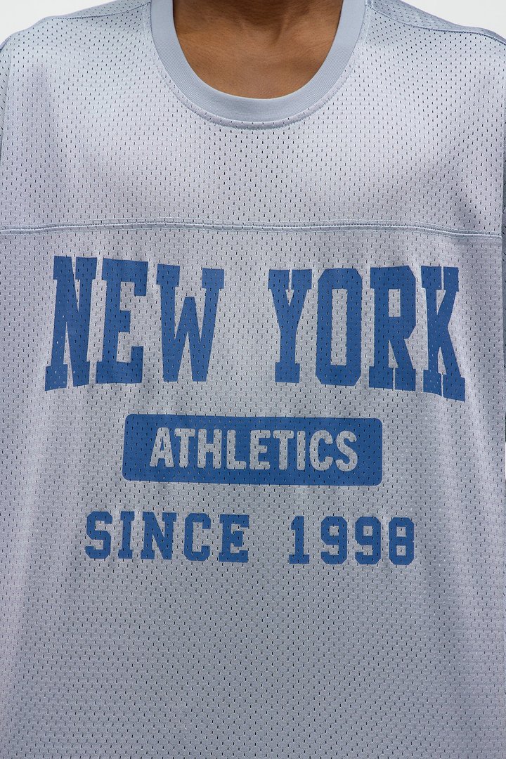 New York Jersey Tee - Blue
