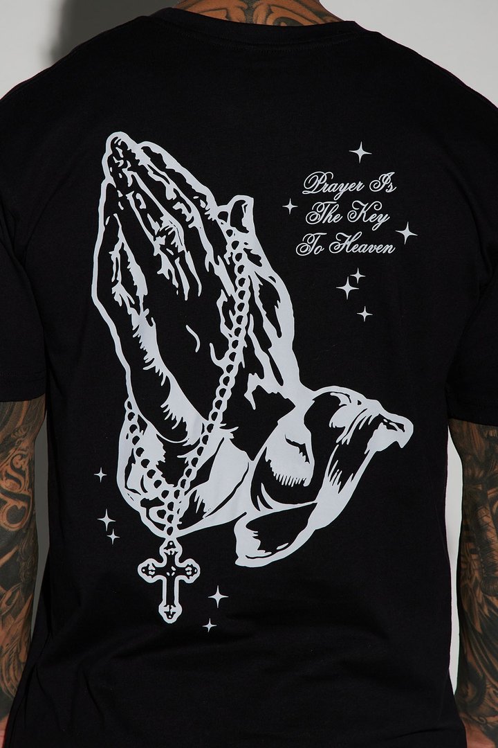 Blessed With Faith Short Sleeve Tee - Black