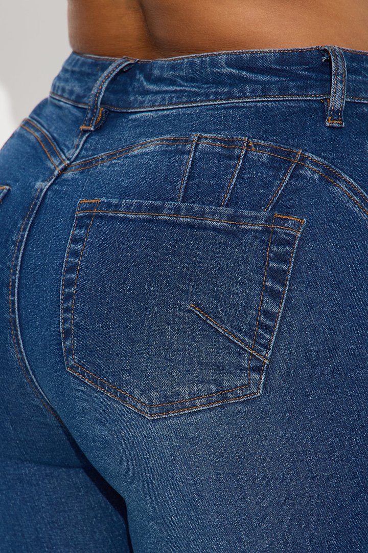 Bedford Booty Sculpting Everyday Skinny Jeans - Dark Wash