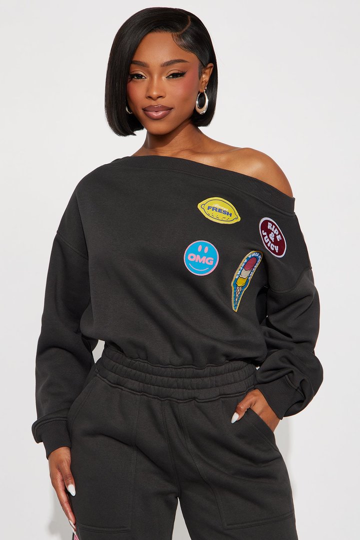 Everyday Fit Fleece Jumpsuit - Black