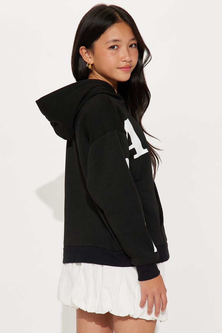 Mini I'm Dramatic Pullover Hoodie - Black