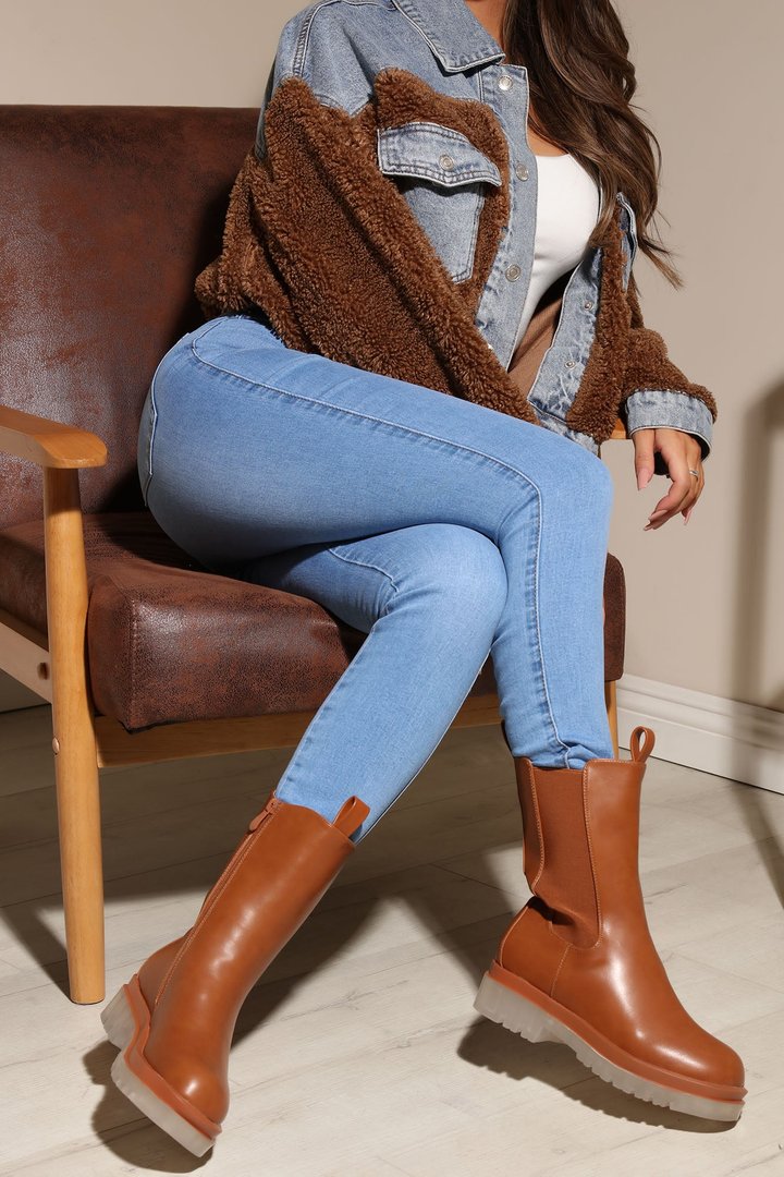 Do Better Flat Booties - Tan