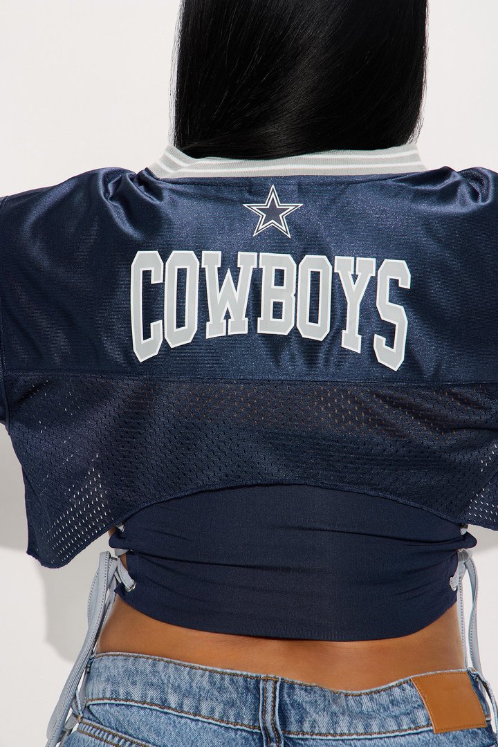 NFL Dallas Cowboys Corset Top - Navy/combo