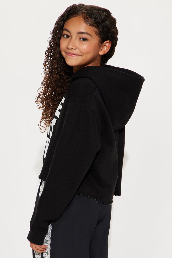 Mini Make Boys Cry Hoodie - Black