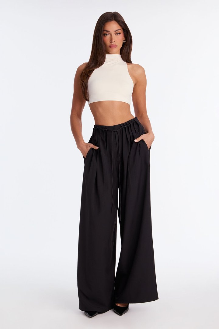 Second Skin Double Lined Racerback Sleeveless Top - Bone