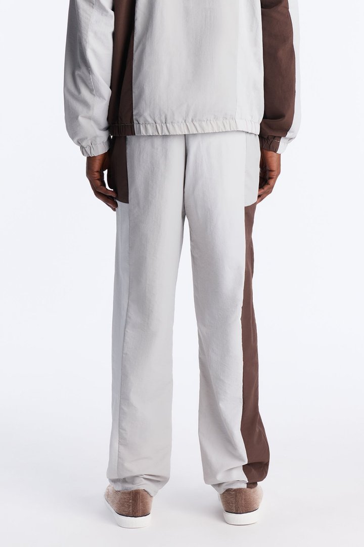 Straight Axel Color Block E-Waist Pant - Brown Combo