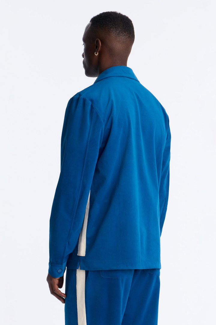 Crescent Button Up Shirt - Blue