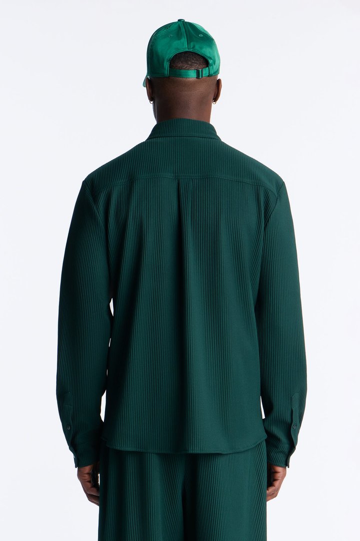 Show Up Long Sleeve Shirt - Hunter Green