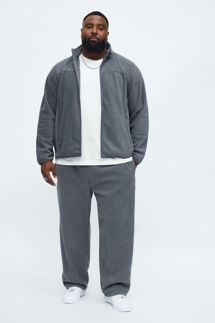 Core Microfleece Zip Jacket - Grey