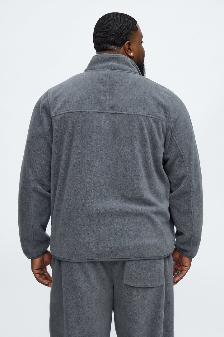 Core Microfleece Zip Jacket - Grey
