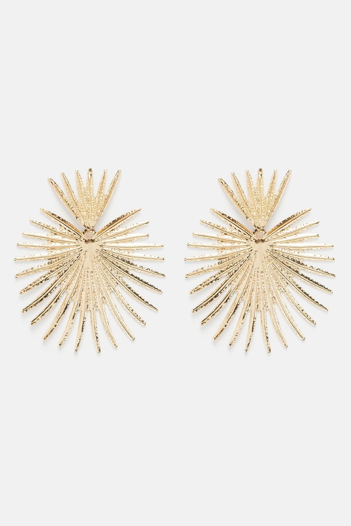 Heart Of Thorns Earrings - Gold