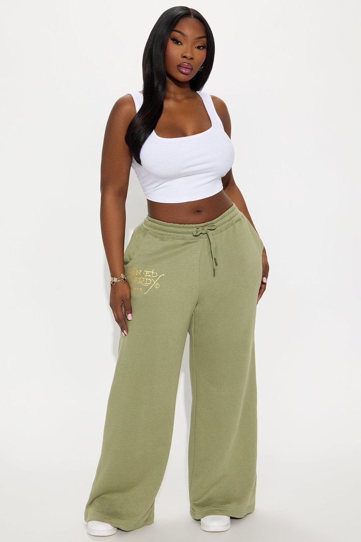 Ed Hardy Broken Hearts Pant - Sage