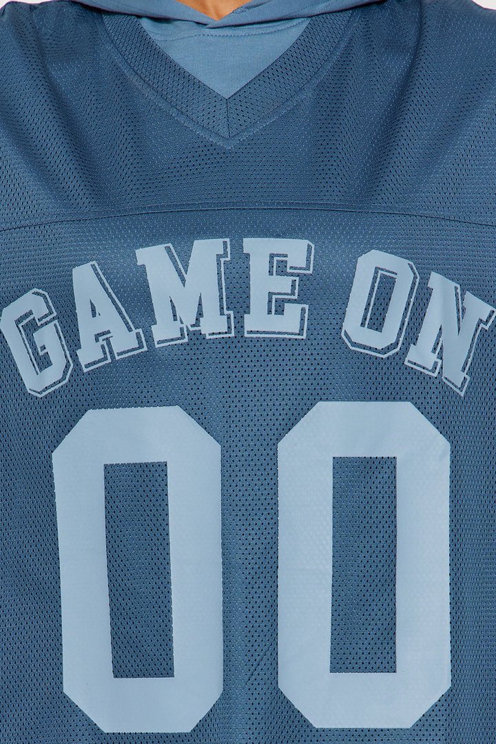 Game On Jersey Hoodie - Navy