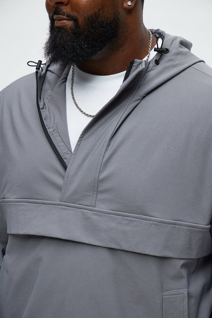 Desert Storm Pullover Anorak - Grey