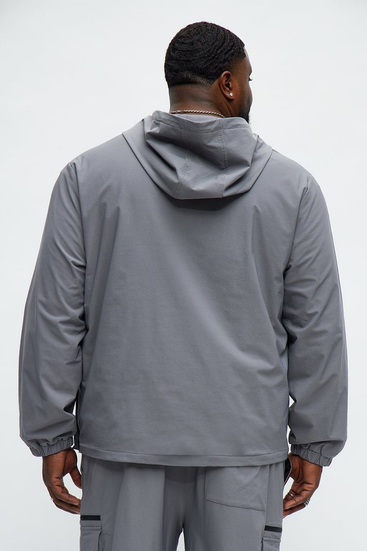 Desert Storm Pullover Anorak - Grey