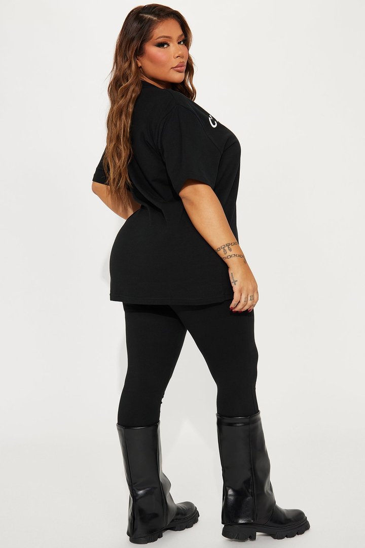 C'est La Vie Legging Set - Black