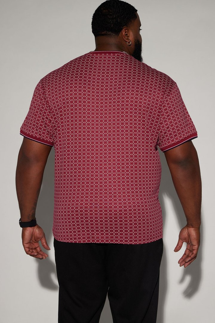 Grindin Short Sleeve Tee - Burgundy