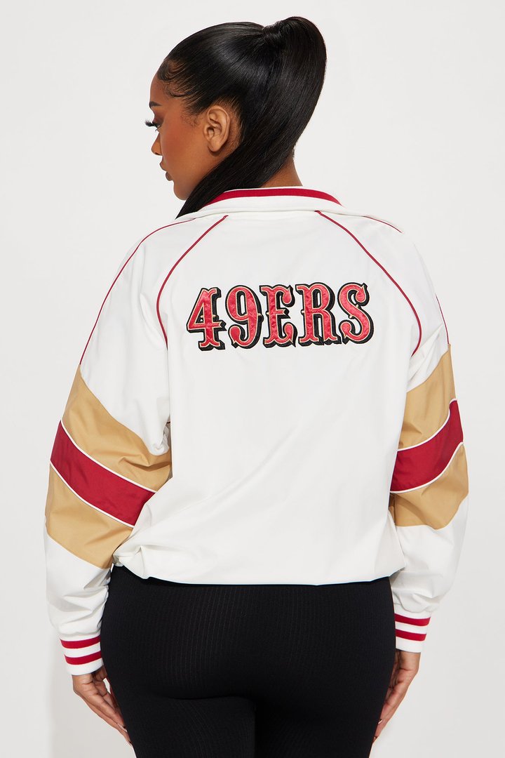 49ers Vintage Windbreaker - White