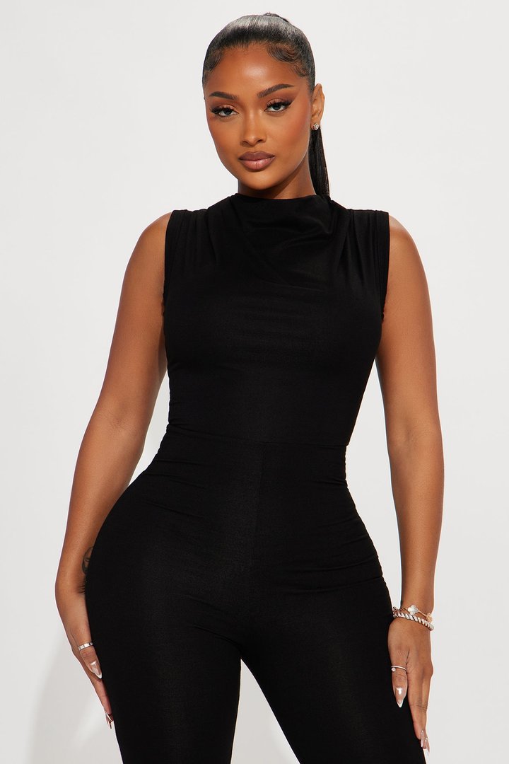 No Vacancy Jumpsuit - Black