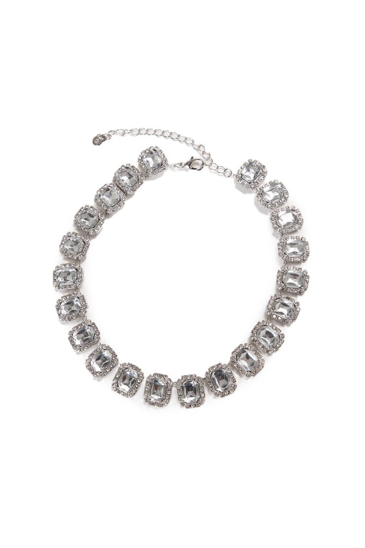 Ice Princess Choker Necklace - Silver