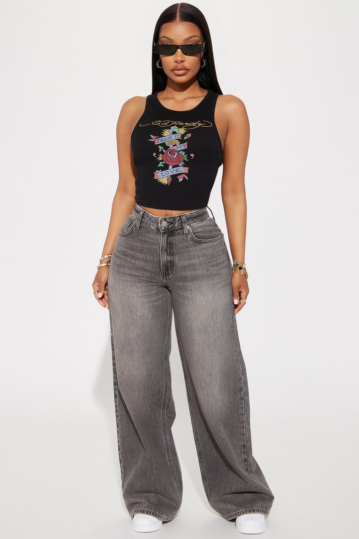 The Big Debut Baggy Jeans - Grey