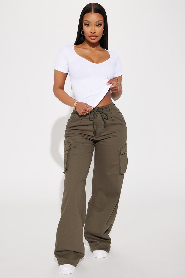 Out For The Day Cargo Pant - Olive