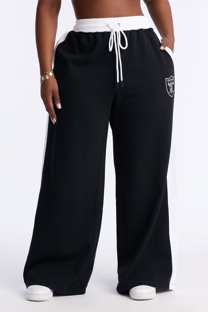 NFL Raiders Fleece Sweatpants - Black