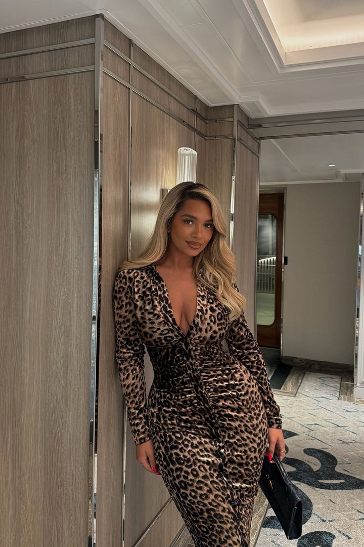 Prowling Around Leopard Maxi Dress - Leopard
