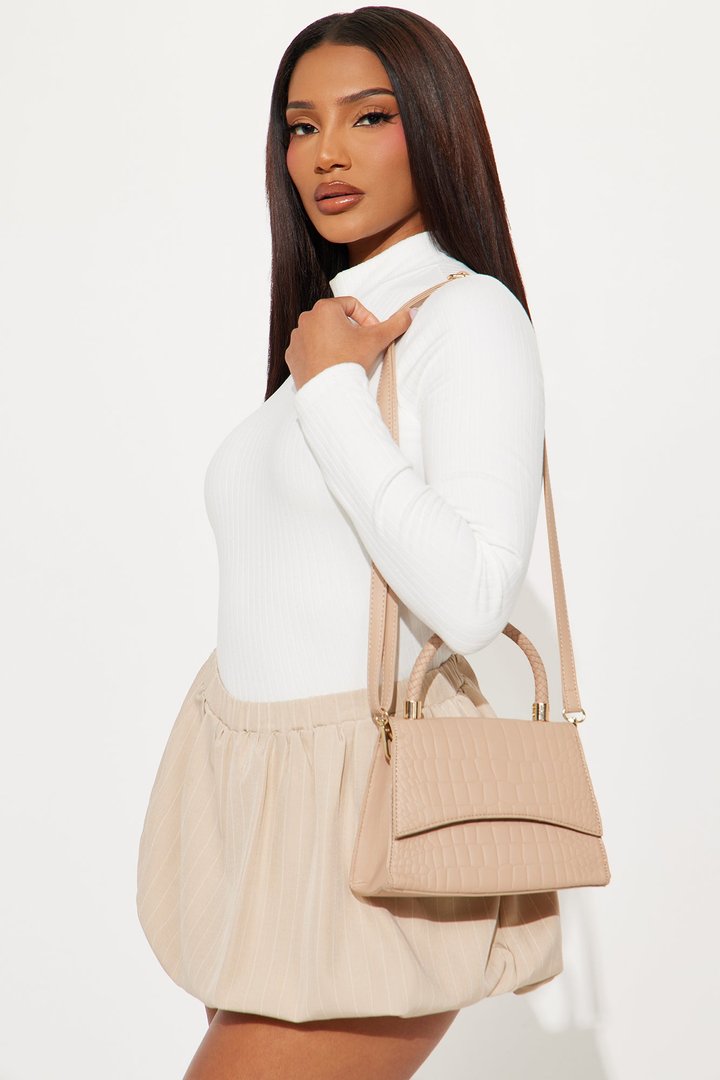 Just Crazy Talk Handbag - Nude