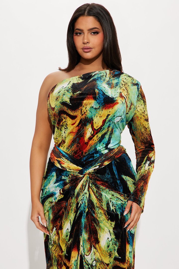 Notice Me Maxi Dress - Multi Color
