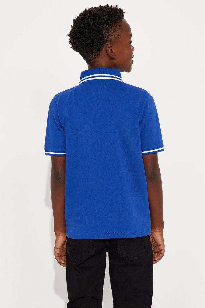 Mini Wilson Short Sleeve Polo - Royal