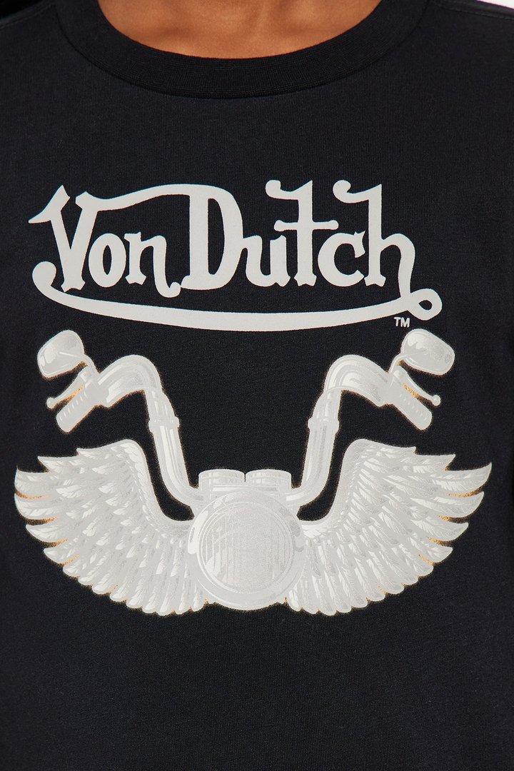 Mini Von Dutch Hit The Road Long Sleeve Top - Black