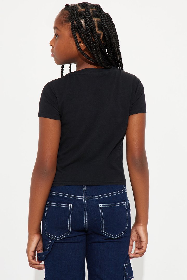 Mini Von Dutch OG Baby Tee - Black/White