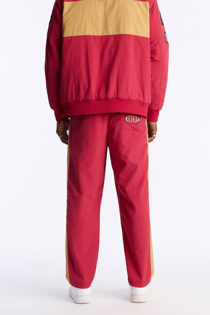49ers Carbon Wind Straight Pant - Red/combo