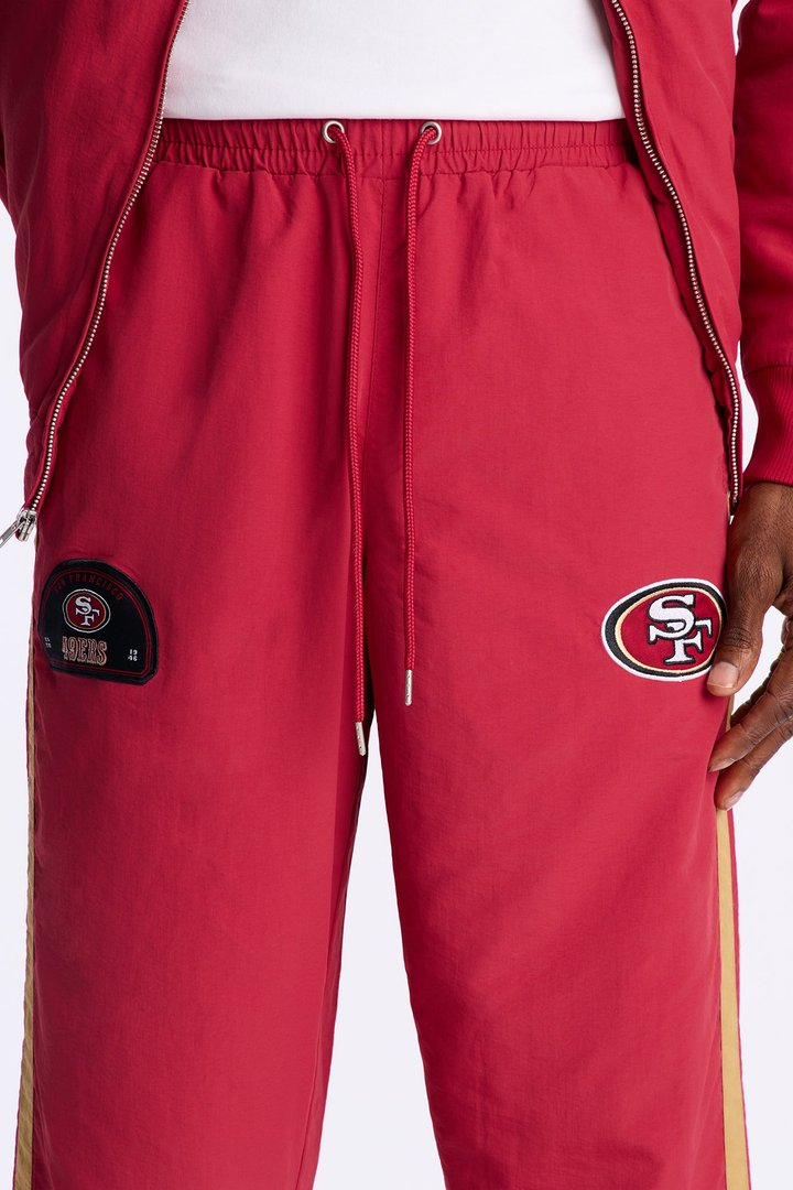 49ers Carbon Wind Straight Pant - Red/combo